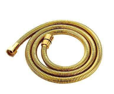 Duschschlauch 150 cm Edelstahl Duschrohr flexibel Gold Badezimmer-Schlauch Sanitär Chrom ORB