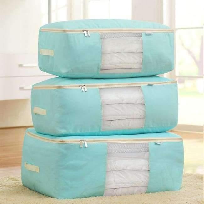 1 Stück Kleidung Kleiderschrank Organizer Tasche Kleidung Decke Quilt Schrank Box Tasche Zuhause Faltbare Aufbewahrung Organisation Waschfeuchtigkeitsbeständig