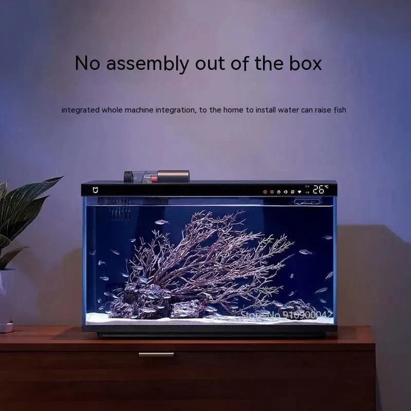 Xiaomi Mijia Smart Fish Tank MYG100 Funktioniert mit Mijia APP Mobil gesteuerte Fernfütterung Smart Lighting System Licht Aquarium