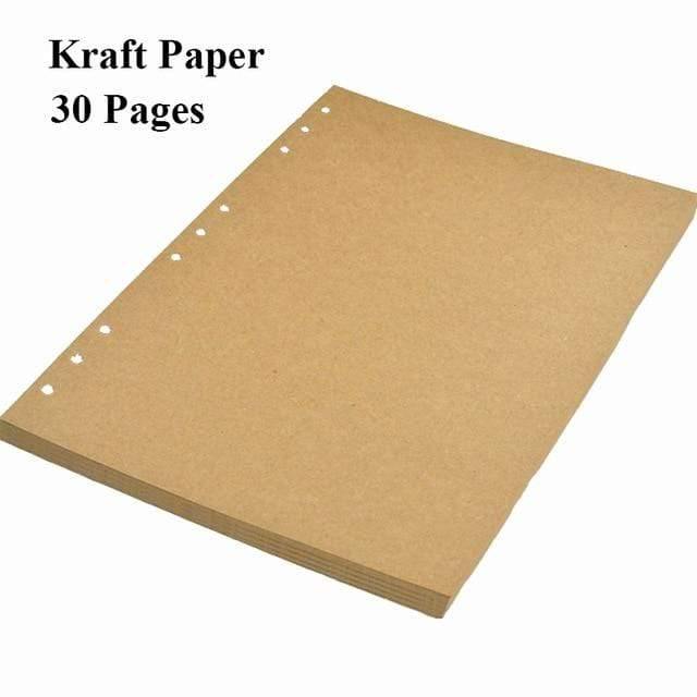 30 Seiten Blanko/Losblätter Fotoalbum Scrapbook Handgemacht/Hochzeit/DIY/Selbstklebend/Papier Fotoalbumhülle Kraftalbum für Fotos