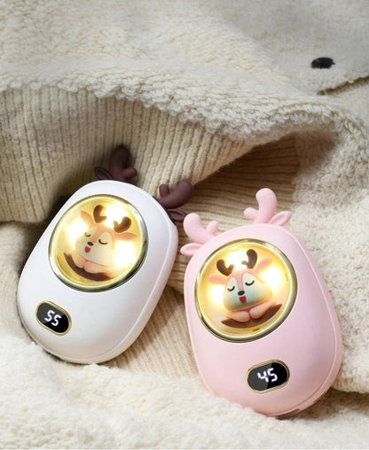 Sandsberg | Tragbare Handwärmer & Power Bank – 2-in-1 Gerät mit 10.000mAh Batterie mit Temperaturanzeige, einstellbarer Wärme, perfektes Weihnachtsgeschenk