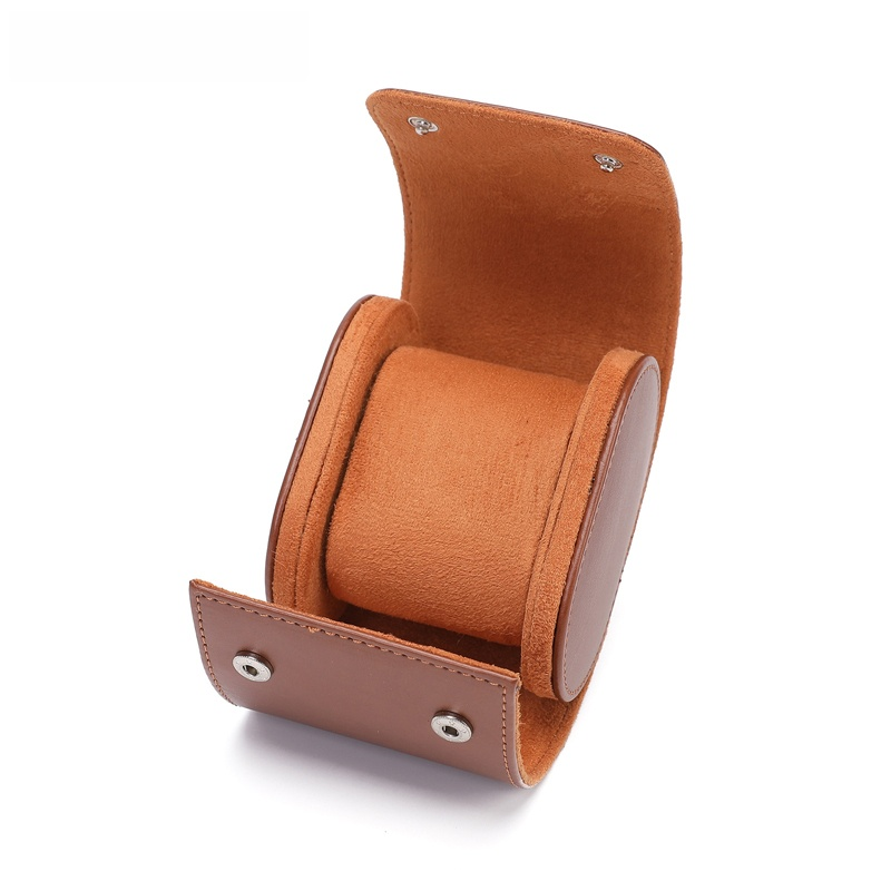 Vintage Leder 3-Slot Herren Uhrenbox für Reisen