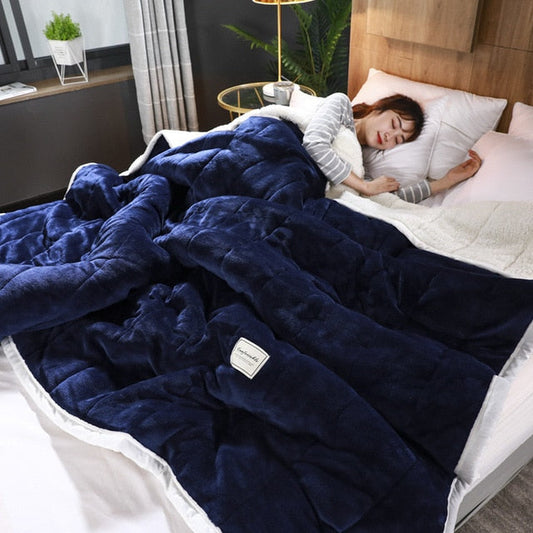 Luxuriöse Kunstpelzdecke - Extra Weich & Flauschig - Kuscheldecke für Sofa und Bett
