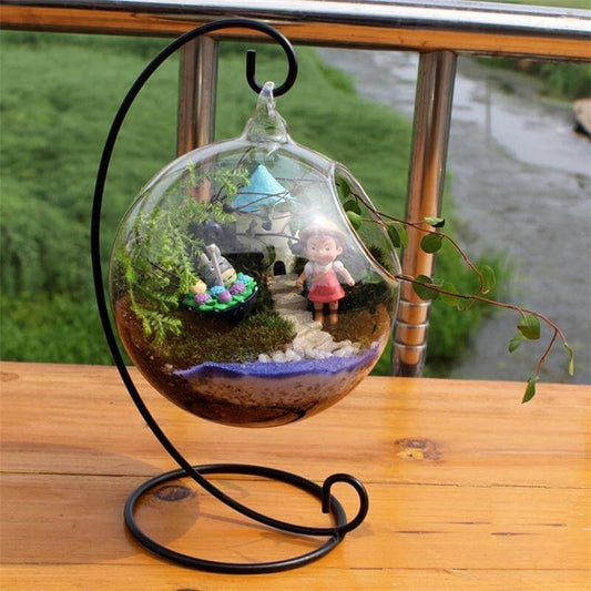 Kreative Klare Glasballonvase