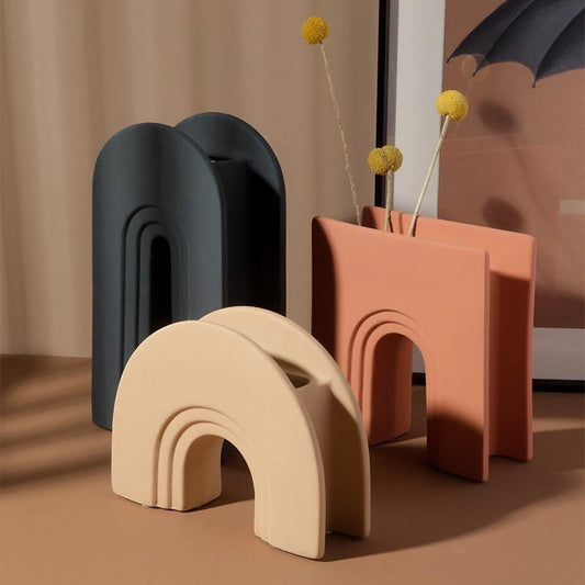 Sandsberg Triumphbogen-Vasen | Modernes Design | Dekorative Wohnaccessoires