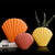 Sandsberg Farbenfrohe Muschel-Vase | Modernes Design | Stilvolle Wohnaccessoires