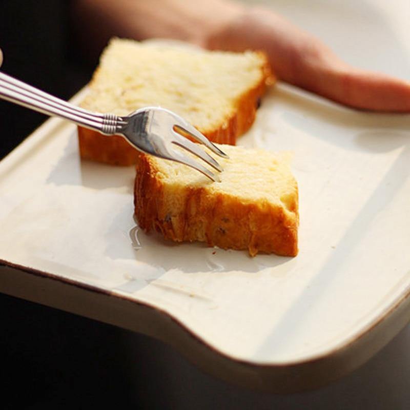 Keramische Toast Frühstücksplatte