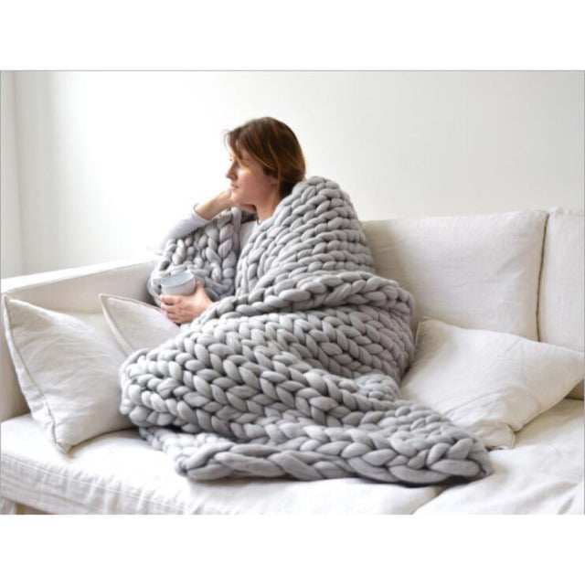 Chunky Strickdecke