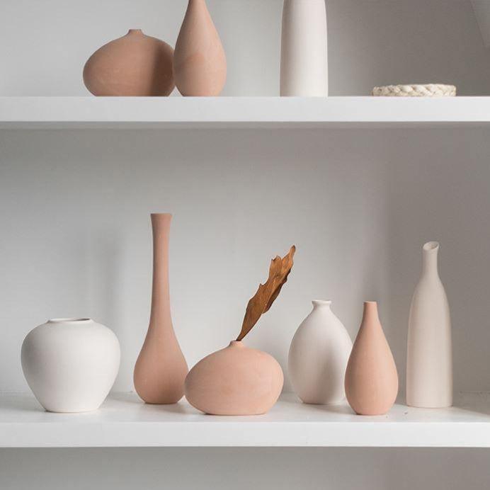 Sandsberg Neutrale Keramikvasen | Verschiedene Designs & Farben | Elegante Wohnkultur