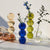 Moderne Blasenvase aus Kristallglas