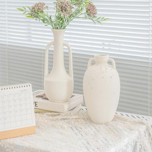 Sandsberg Designer Vase | Elegantes Finish | Matte & Gesprenkelte Varianten | Stilvolle Dekoration