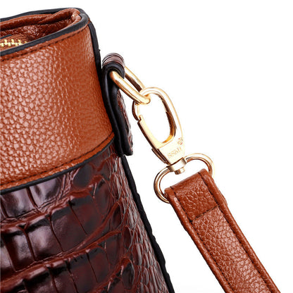 Sandsberg Leder-Krokodiltasche – mit handgefertigten Details