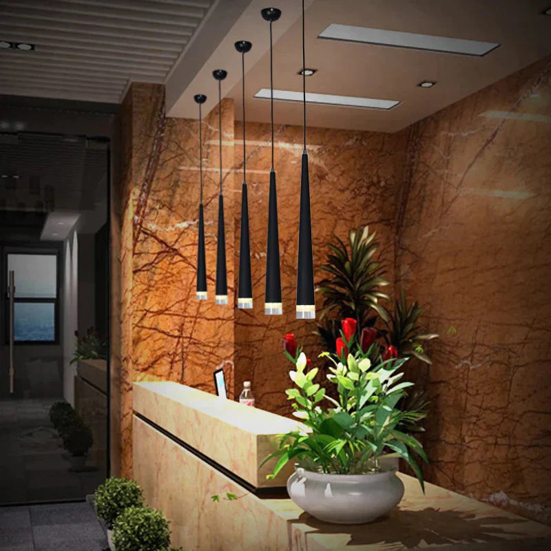 Sandsberg | Moderne Pendelleuchten 3W LED Kegel-förmige Hängeleuchten für Restaurant/Wohnzimmer/Bar Lamparas Heimdekoration Beleuchtung Leuchte