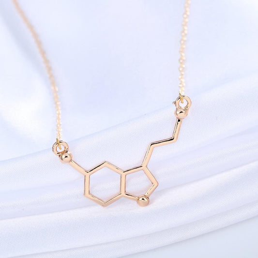 Serotonine (gelukshormoon) molecuulketen