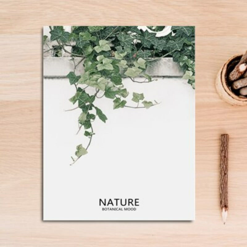 Nordic Nature Tropical Green Leaf - Leinwand Wandkunst Malerei