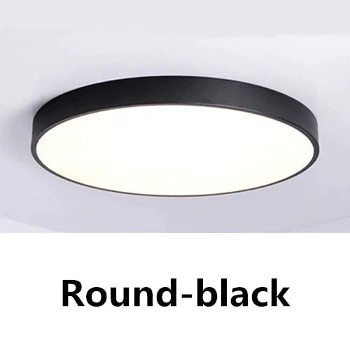 Sandsberg | Ultradünne LED 5cm Deckenleuchte Moderne Deckenlampe Unterputz Flächenpaneel Fernbedienung Licht für Restaurant Foyer Schlafzimmer