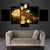 Golden Rose - Leinwand Wandkunst Malerei