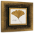 Sandsberg | Vergoldete Ginkgo Wandkunst
