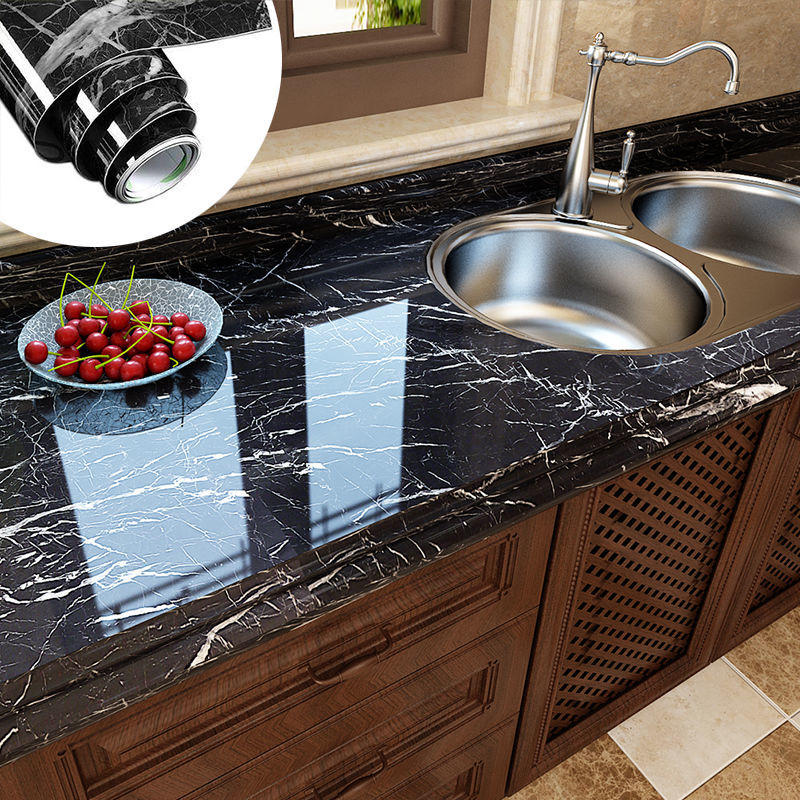 Sandsberg | PVC solide Vinyl-Marmor-Tapete wasserdicht selbstklebendes Tapete