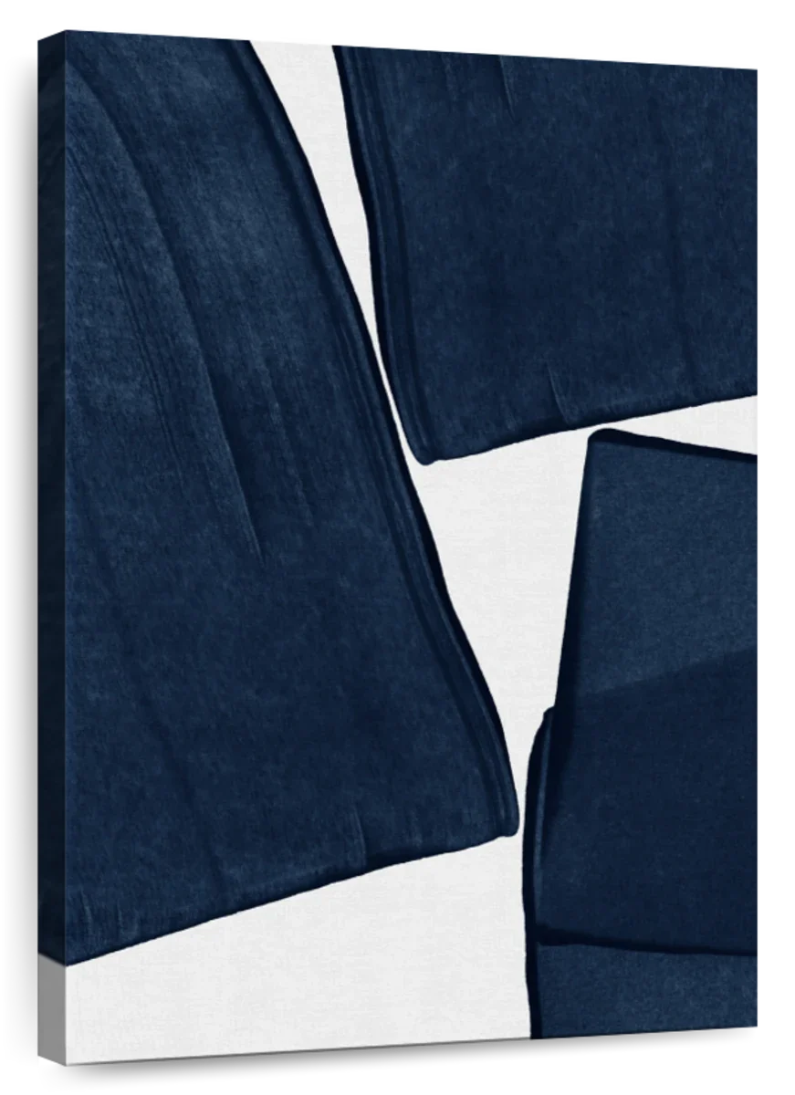 Sandsberg | Minimalistische Blaue III Wandkunst