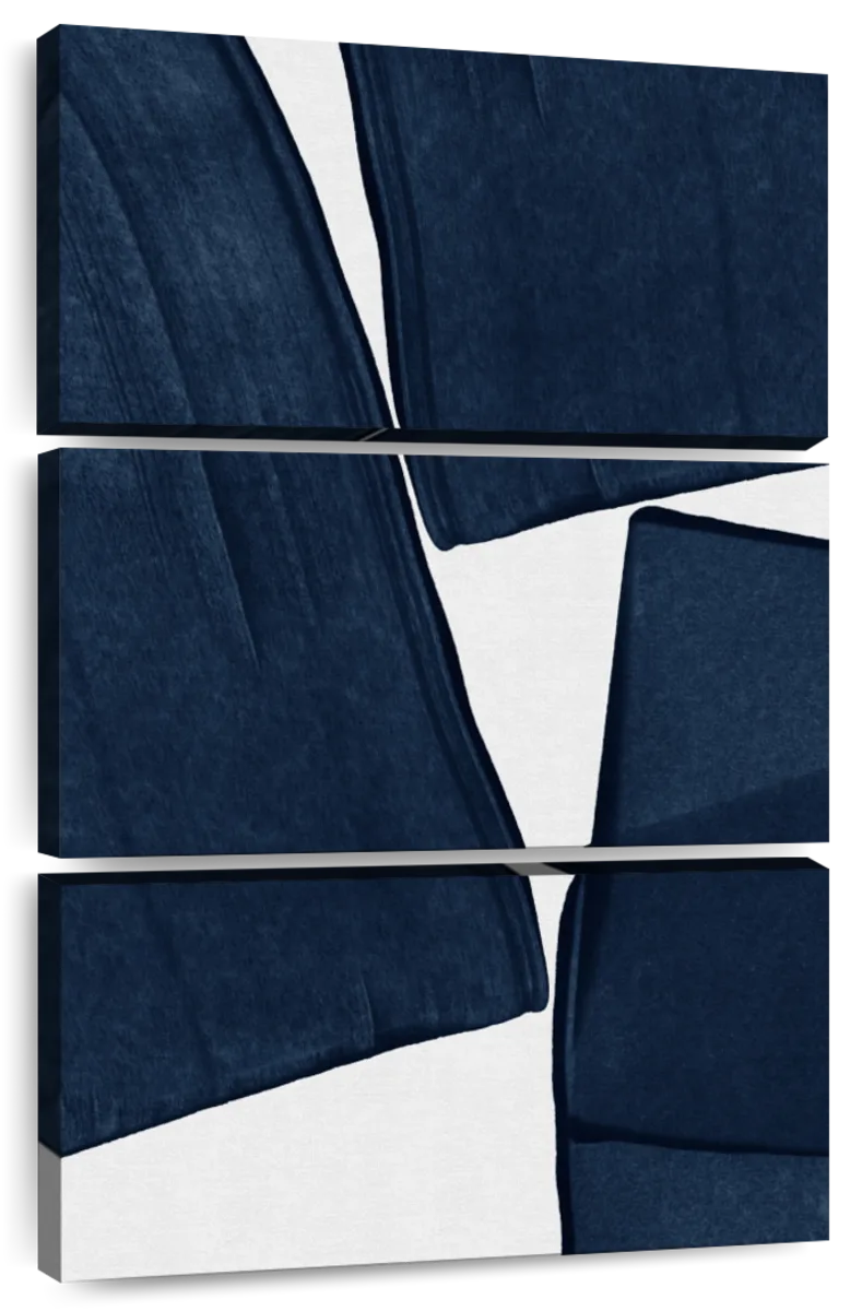 Sandsberg | Minimalistische Blaue III Wandkunst