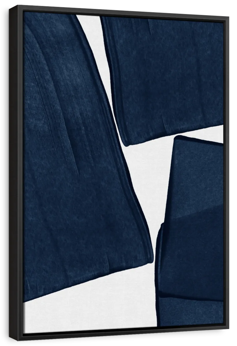 Sandsberg | Minimalistische Blaue III Wandkunst