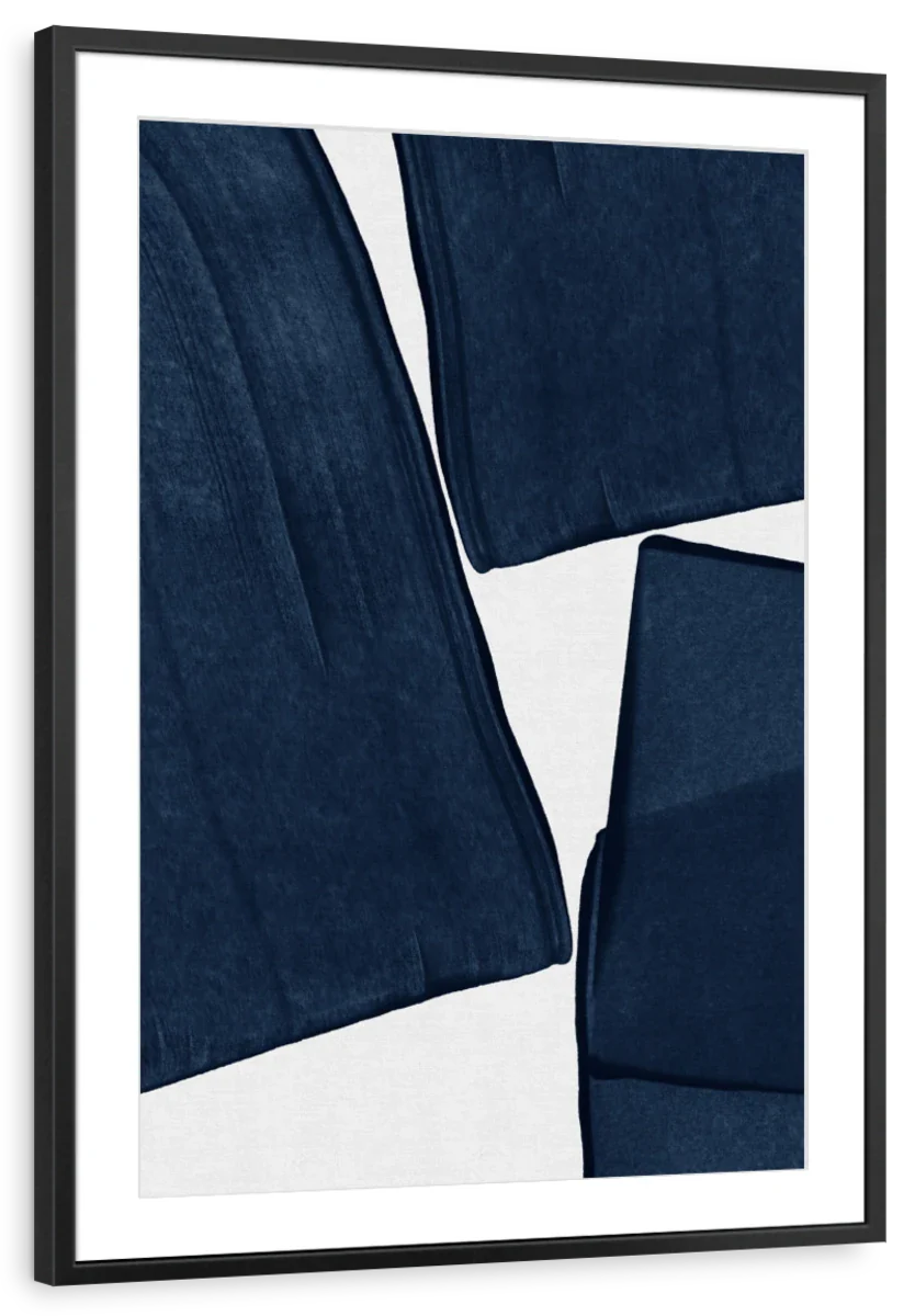 Sandsberg | Minimalistische Blaue III Wandkunst