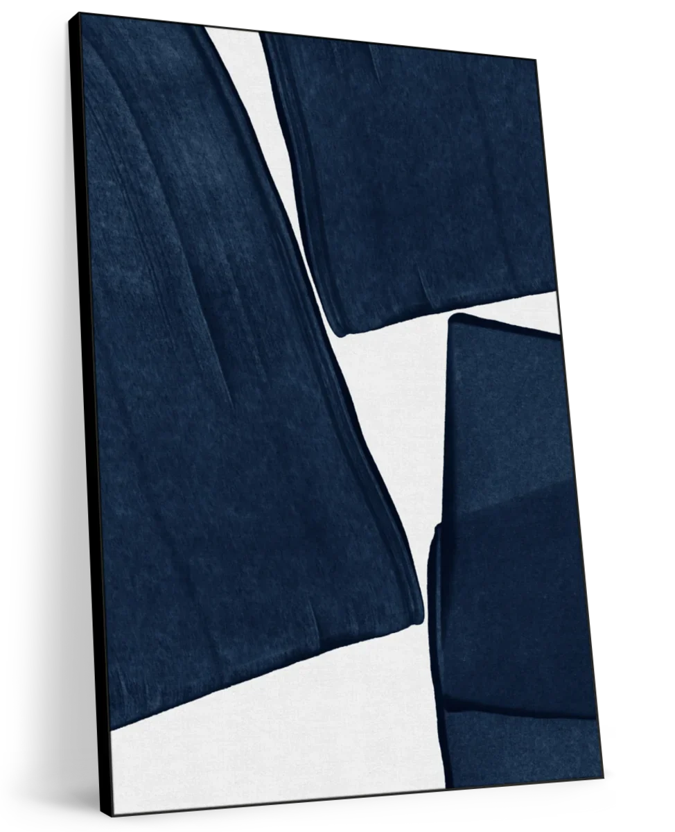 Sandsberg | Minimalistische Blaue III Wandkunst