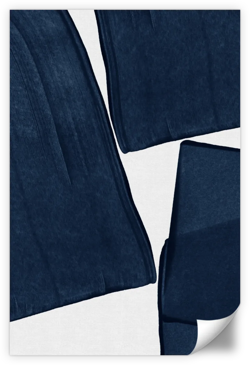 Sandsberg | Minimalistische Blaue III Wandkunst
