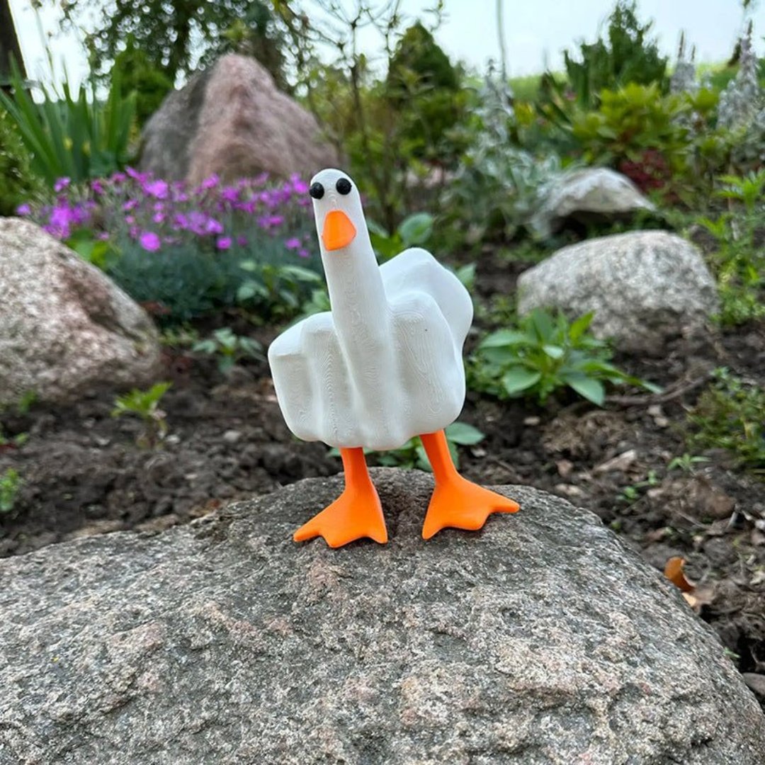 Quack Rebel | Eendornament Sculptuur