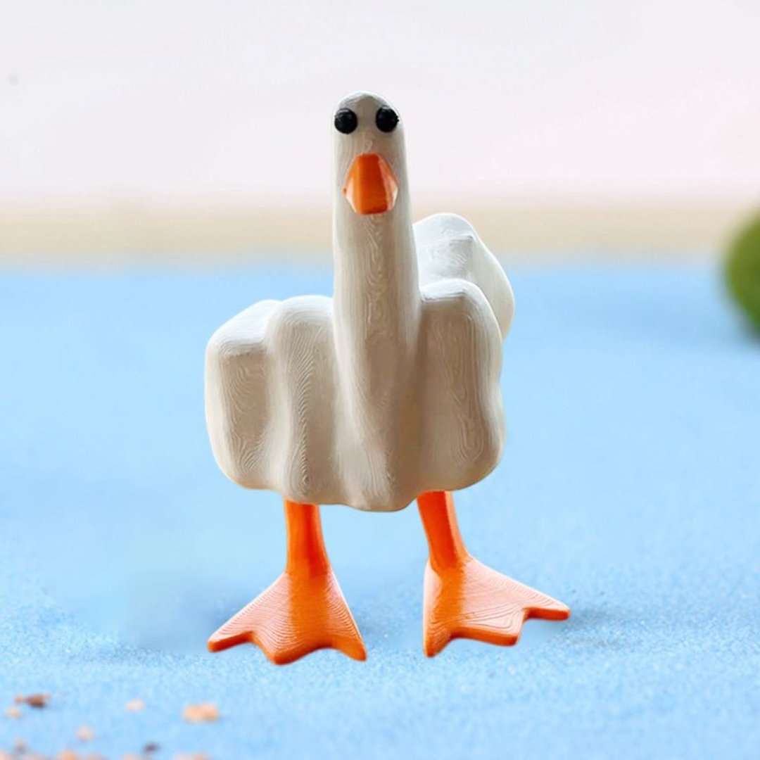 Quack Rebel | Eendornament Sculptuur