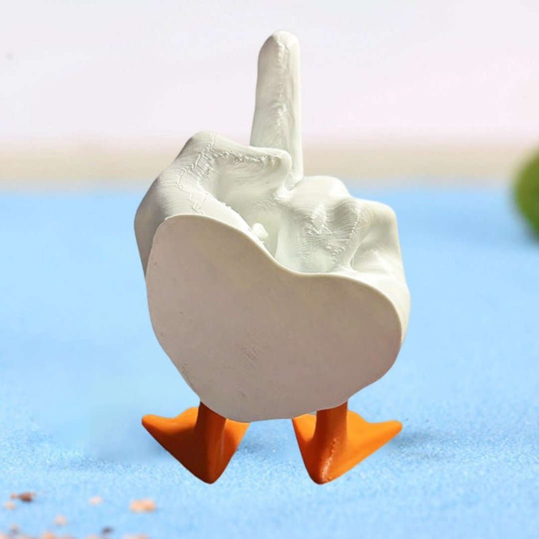 Quack Rebel | Eendornament Sculptuur