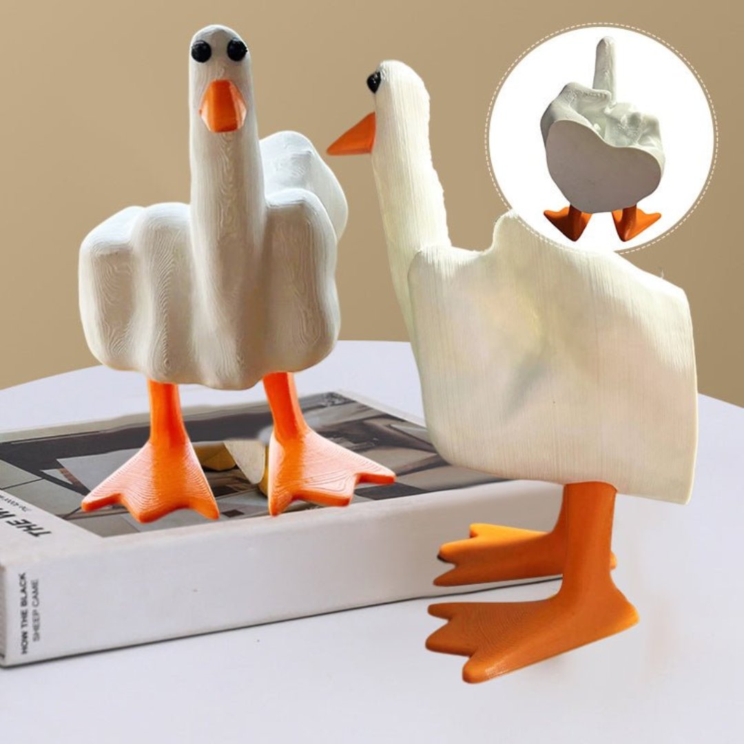 Quack Rebel | Eendornament Sculptuur