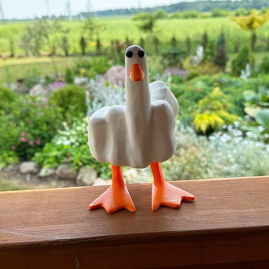 Quack Rebel | Eendornament Sculptuur