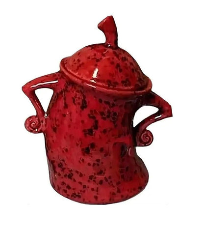 Sandsberg | Schrulliges Akimbo-Stil Attitude-Gefäß – Hipster-inspirierter Harzbehälter für Süßigkeiten, Küchenlagerung oder verspielte Weihnachtsdekoration