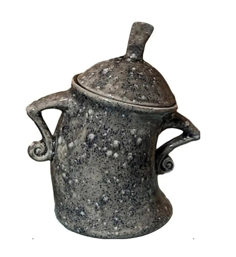 Sandsberg | Schrulliges Akimbo-Stil Attitude-Gefäß – Hipster-inspirierter Harzbehälter für Süßigkeiten, Küchenlagerung oder verspielte Weihnachtsdekoration