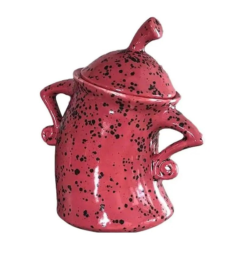 Sandsberg | Schrulliges Akimbo-Stil Attitude-Gefäß – Hipster-inspirierter Harzbehälter für Süßigkeiten, Küchenlagerung oder verspielte Weihnachtsdekoration