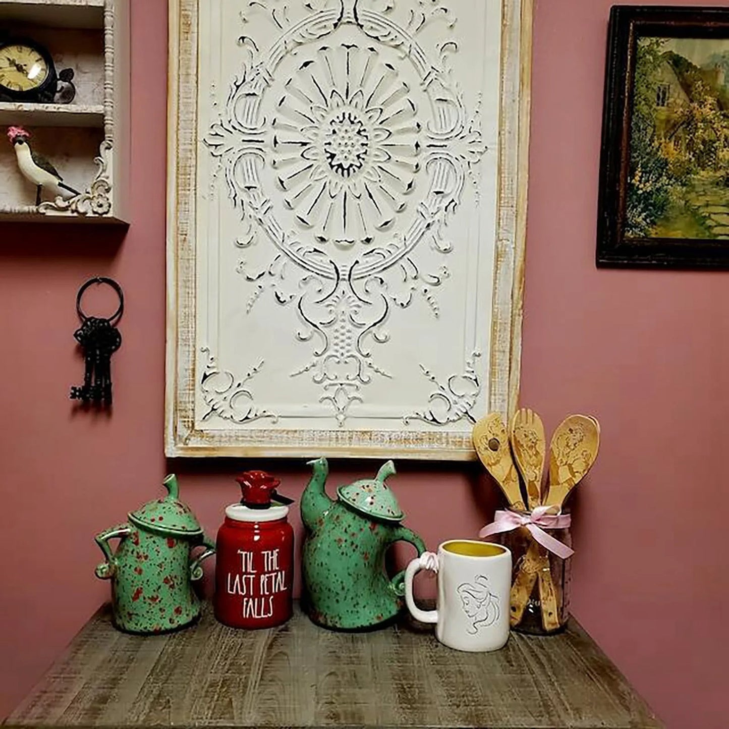 Sandsberg | Schrulliges Akimbo-Stil Attitude-Gefäß – Hipster-inspirierter Harzbehälter für Süßigkeiten, Küchenlagerung oder verspielte Weihnachtsdekoration