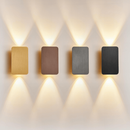 Sandsberg | Radiara – Minimalistische Holz-LED-Wandlampe mit einstellbarer Beleuchtung