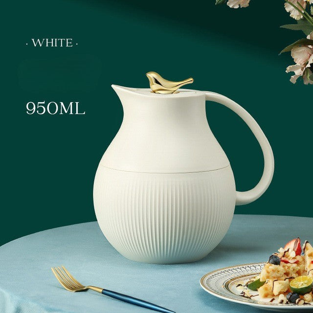 Sandsberg | ThermoMax | Große Minimalistische Isolierte Edelstahlflasche – Doppelwandige Thermoskanne