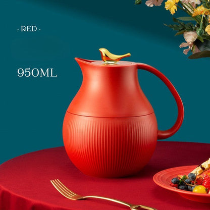 Sandsberg | ThermoMax | Große Minimalistische Isolierte Edelstahlflasche – Doppelwandige Thermoskanne