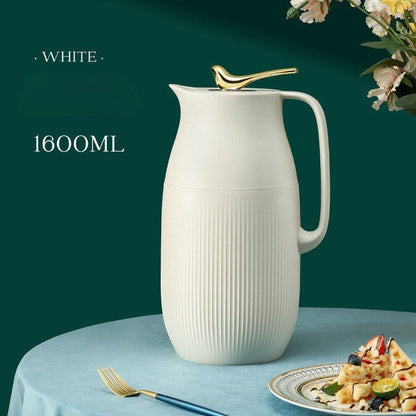 Sandsberg | ThermoMax | Große Minimalistische Isolierte Edelstahlflasche – Doppelwandige Thermoskanne