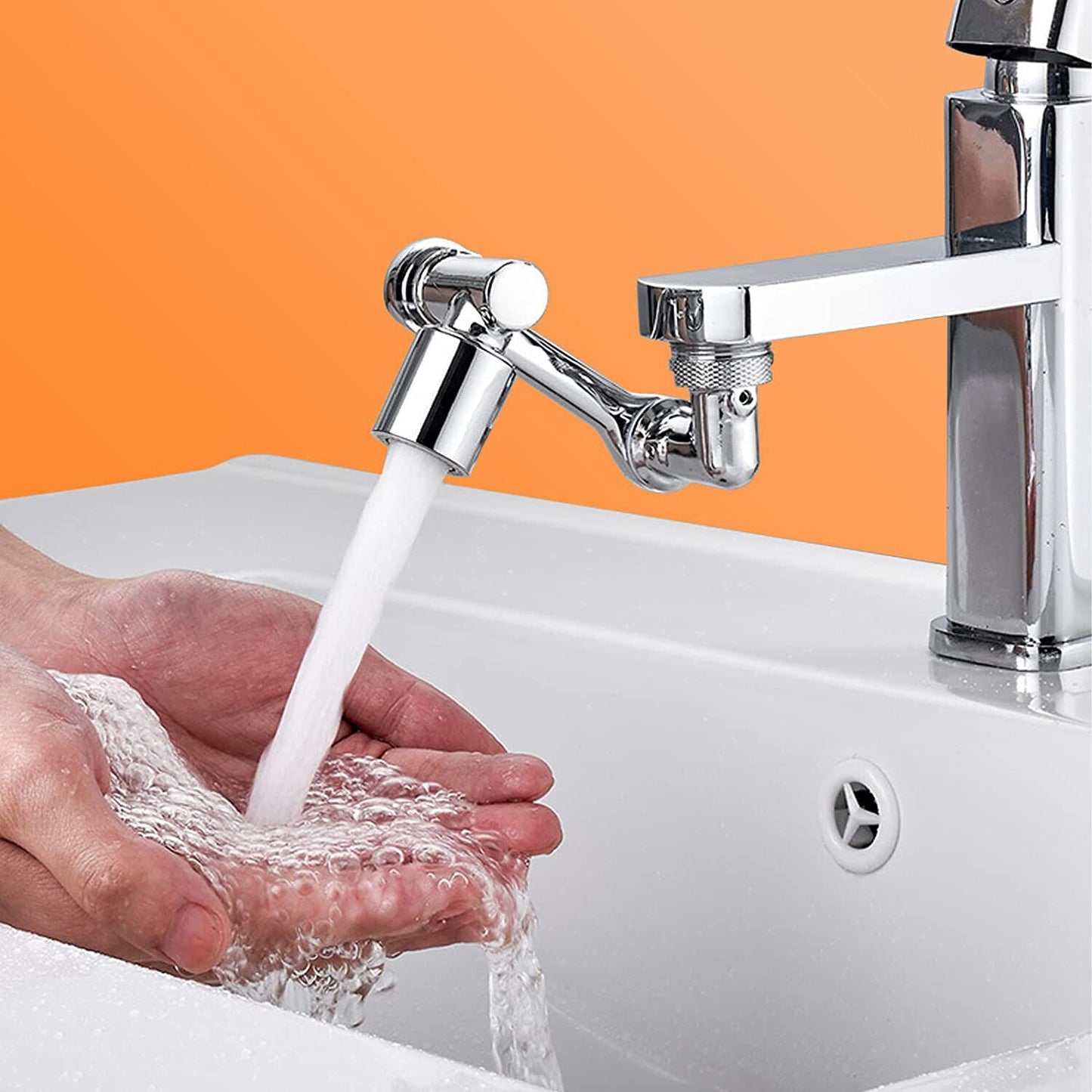1080° Rotation Wasserhahn Luftsprudler Spritzfilter Wasser verlängernde Düse Bubbler