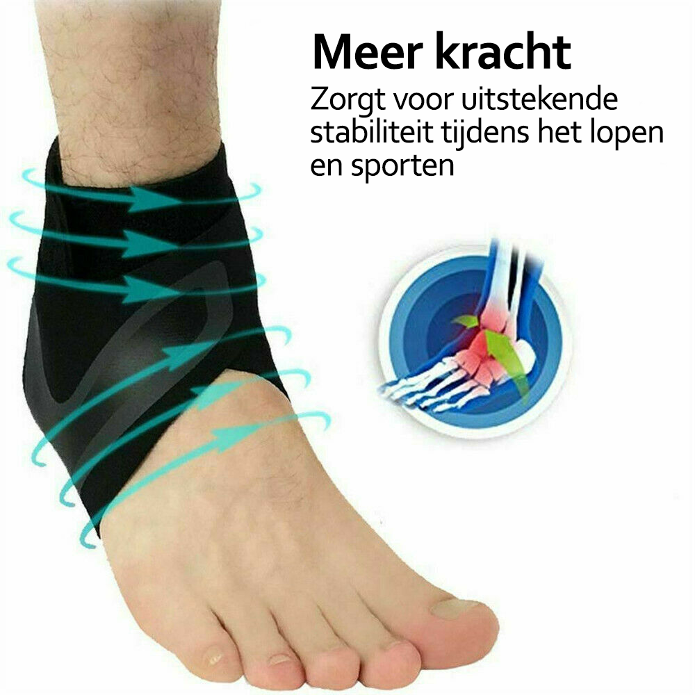 Knöchelbandage zur Schmerzlinderung – verstellbar für alle Fuß- und Knöchelgrößen – geeignet zum Tragen mit Schuhen/Socken – Wanduhru