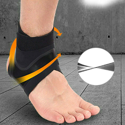Knöchelbandage zur Schmerzlinderung – verstellbar für alle Fuß- und Knöchelgrößen – geeignet zum Tragen mit Schuhen/Socken – Wanduhru