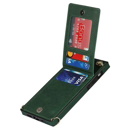 Sandsberg | 3in1 Handyhülle mit Karten und Münzfach Umhänge Tasche