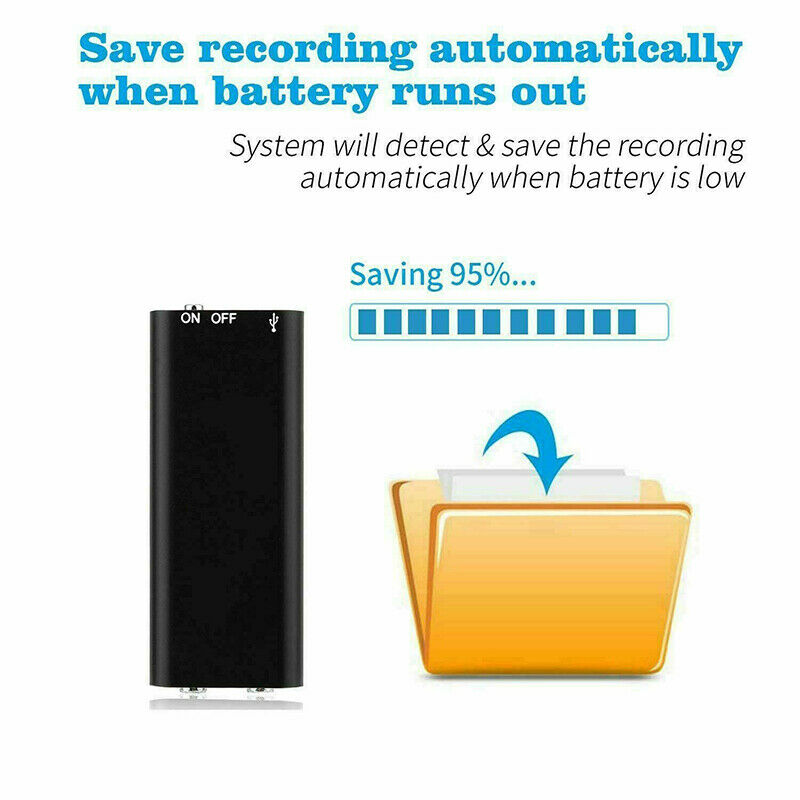 Mini-Sprachrekorder – Mini-Audiorecorder – Mini-Aufnahmegerät – Kleinster versteckter Audiorecorder