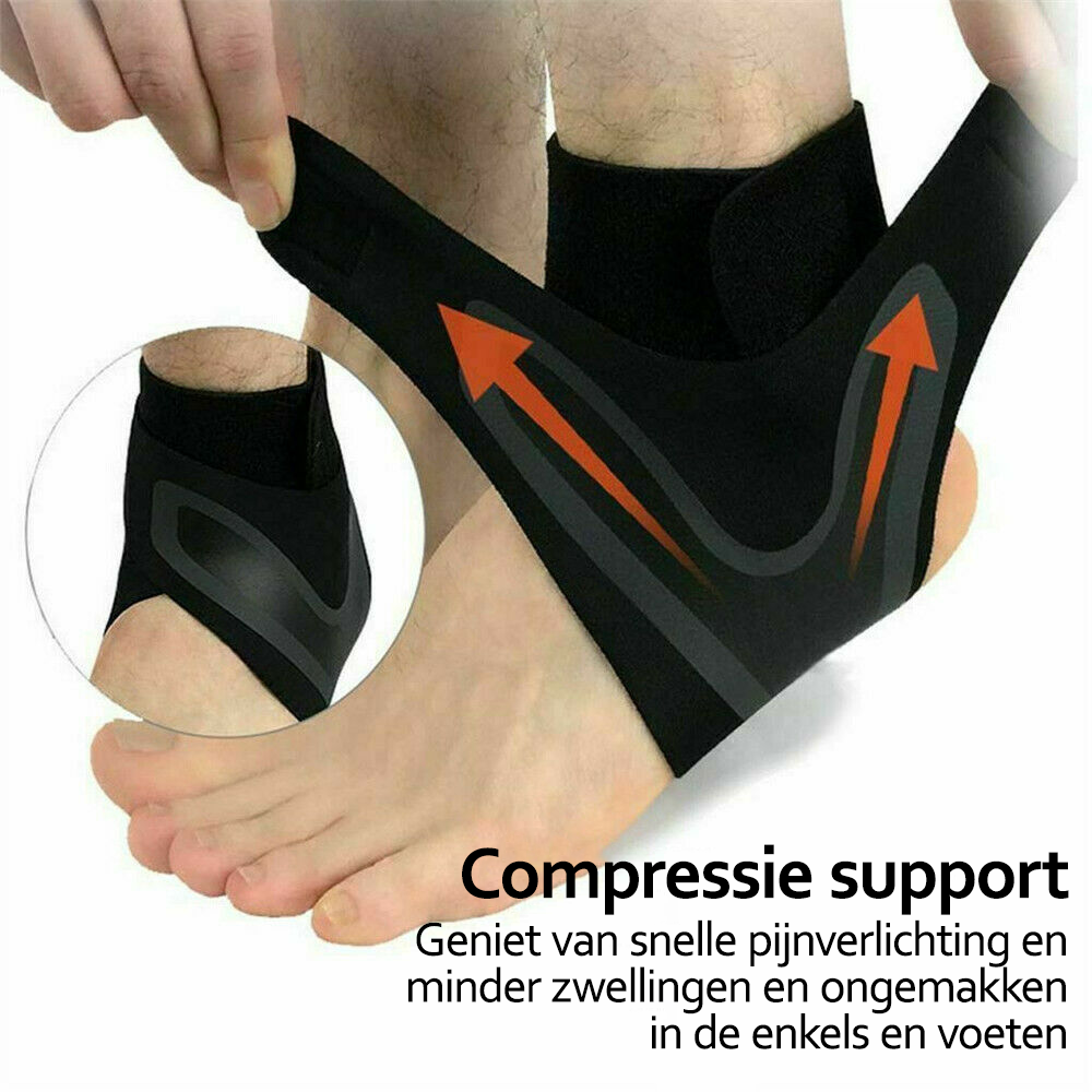 Knöchelbandage zur Schmerzlinderung – verstellbar für alle Fuß- und Knöchelgrößen – geeignet zum Tragen mit Schuhen/Socken – Wanduhru