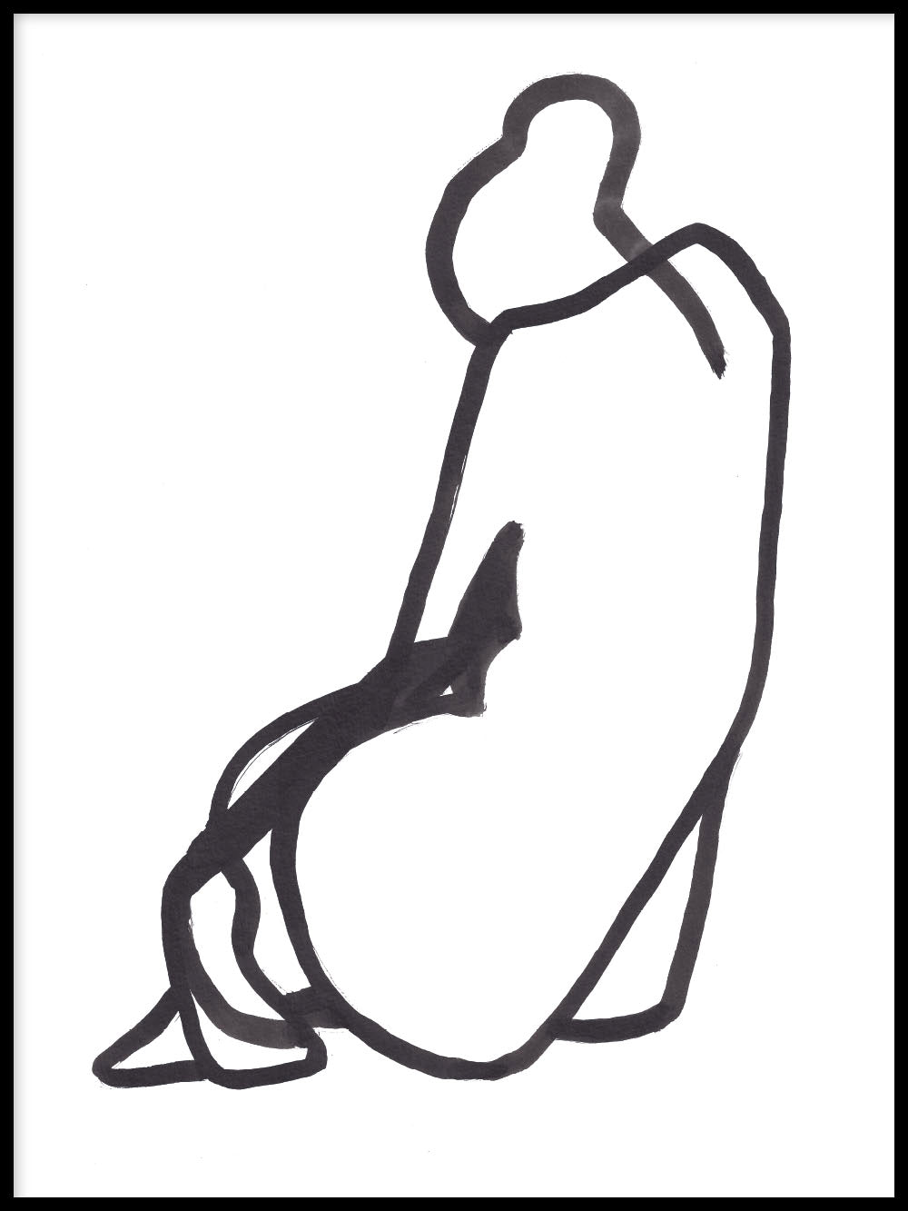 Sitzende Frau V