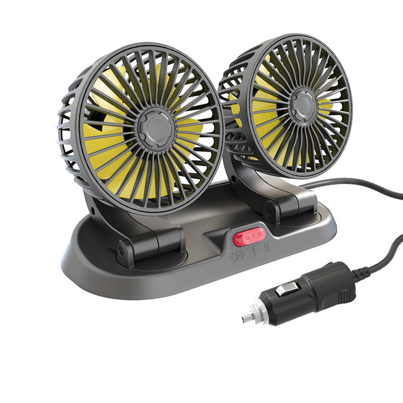 Doppelkopf Auto Kühlluftzirkulatorventilator